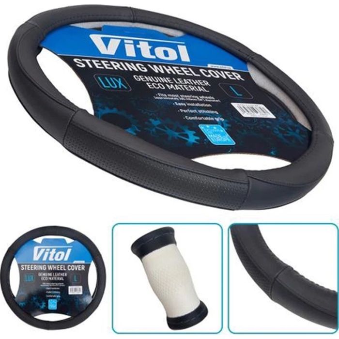 Чохол на руль VITOL L чорн (VLOD-CL102 BK L) зображення 2
