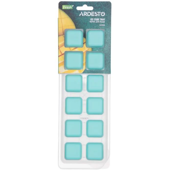 Форма для льоду Ardesto Fresh, 26х9.5х3.5см, силікон, пластик, бежевий (AR3595BE)