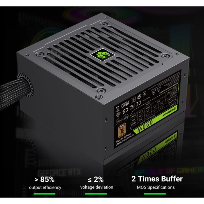 Блок живлення Gamemax 650W (GE-650) зображення 11