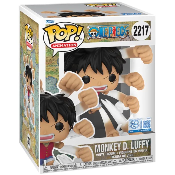 Фигурка Funko Pop серии Большой куш - Луффи (Гому Гому но Пулемет Гатлинга) (92222) изображение 2