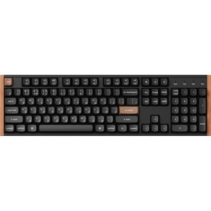 Клавіатура Keychron K10 HE Magnetic Switch RGB UA Black (K10H-F1-UA)
