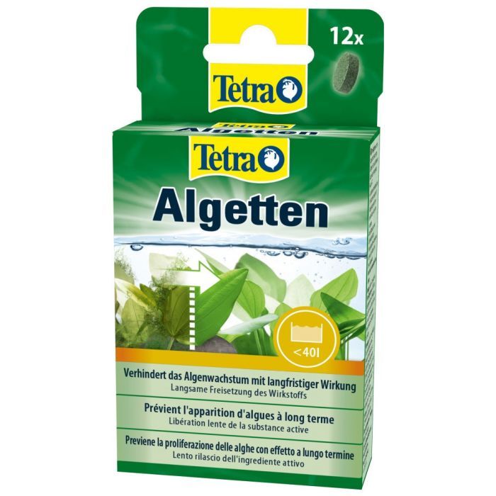 Средство против водорослей Tetra Algetten для аквариума 12 таблеток на 120 л (4004218811256)