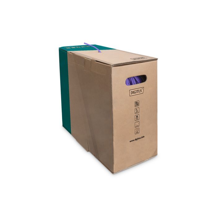 Кабель сетевой Digitus UTP 100м, cat.6, AWG 23/1, CU, LSZH-1, violet (U-UTP) (DK-1613-VH-1) изображение 12