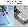 Вентилятор Jisulife Handheld Fan Life 4 (3600mAh) Grey зображення 8