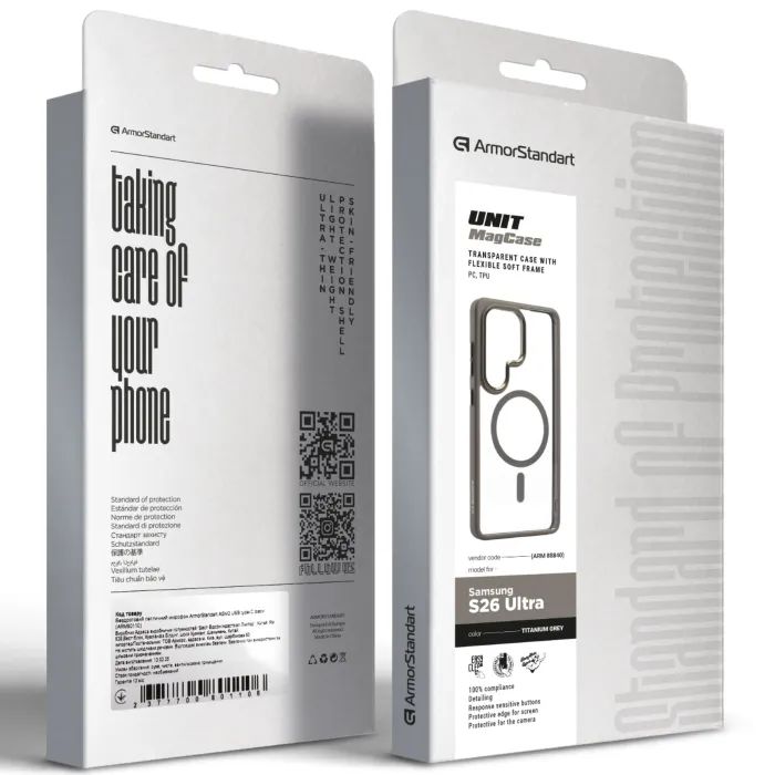 Чехол для мобильного телефона Armorstandart Unit MagCase Samsung S26 Ultra 5G Black (ARM88809) изображение 6
