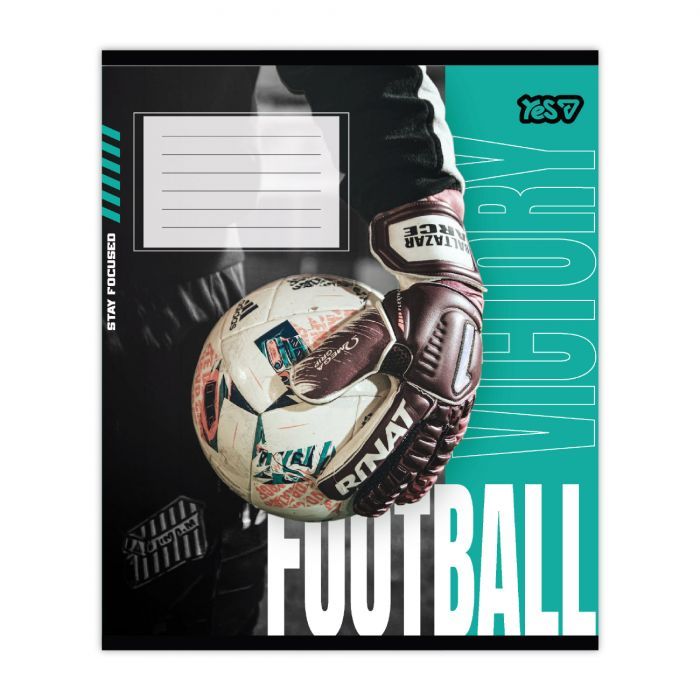 Зошит Yes Football energy А5 24 аркушів клітинка (768798) зображення 3