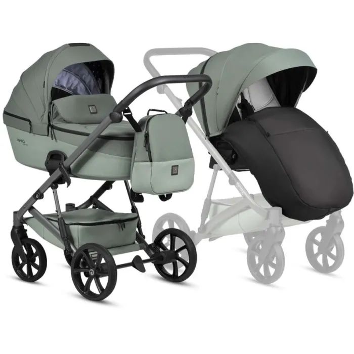 Коляска TUTIS 2 в 1 VIVA 6 plus (Essential Sage) (1612039)