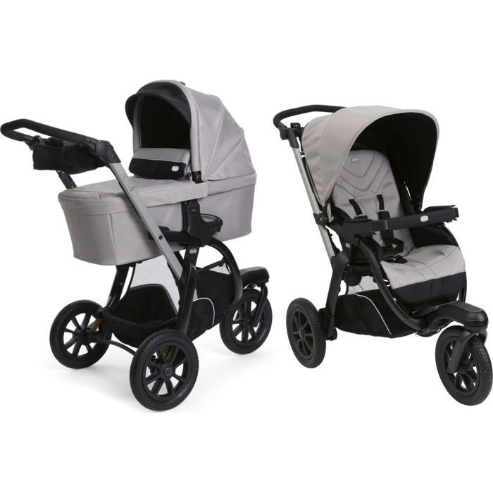 Коляска Chicco 2 в 1 Activ3 New Сіра (2900990887156) (87154.54.01)