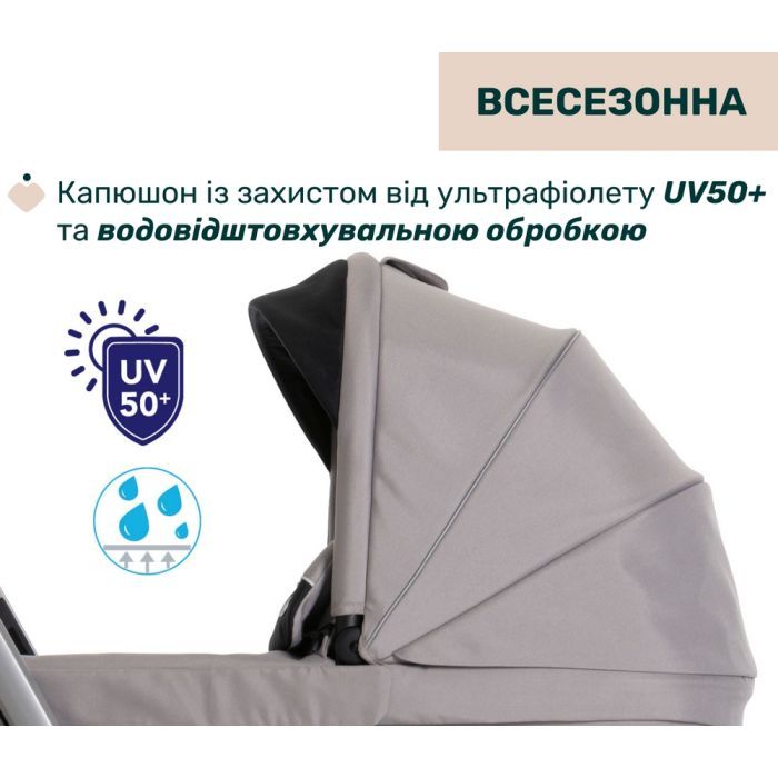 Коляска Chicco 2 в 1 Activ3 New Сіра (2900990887156) (87154.54.01) изображение 5