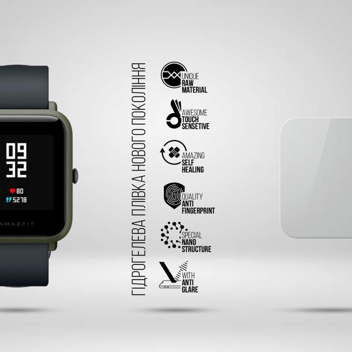 Плівка захисна Armorstandart Matte hydrogel Amazfit Watch Bip 6 pcs (ARM91979) зображення 2