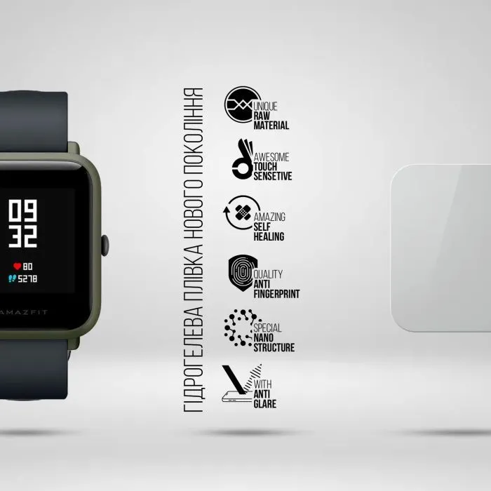 Пленка защитная Armorstandart Matte hydrogel Amazfit Watch Bip 6 pcs (ARM91979) изображение 2
