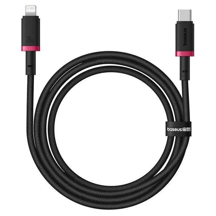 Дата кабель USB-C to Lightning 2.0m 20W red+black Baseus (P10377800U01-03) изображение 3