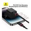 Дата кабель USB-C to Lightning 2.0m 20W red+black Baseus (P10377800U01-03) изображение 8