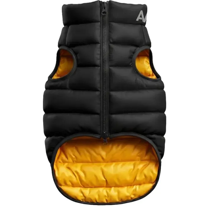 Курточка для тварин Airy Vest двостороння жовто-чорна S30 (1552) зображення 2