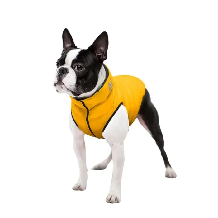 Курточка для тварин Airy Vest двостороння жовто-чорна S30 (1552) зображення 4