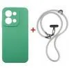 Чехол для мобильного телефона Dengos Case + Cross-body Strap Xiaomi Redmi 15C Mint+Grey (DG-KM-CCRB-49)