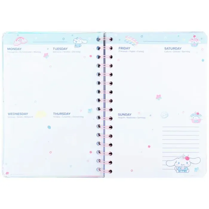 Тижневик Kite дитячий на спіралі Cinnamoroll, тверда обкладинка (CR26-438) зображення 4