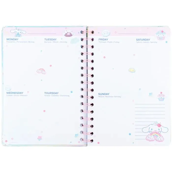 Тижневик Kite дитячий на спіралі Cinnamoroll, тверда обкладинка (CR26-438) зображення 5
