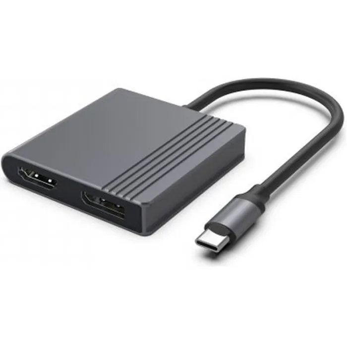 Переходник USB-C M to HDMI F + DisplayPort F 4K60Hz Cablexpert (A-CM-HDMIFDPF-01) изображение 2