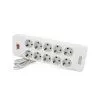 Сетевой фильтр питания Meilepai F35, 10 роз EU 2м, White (F35-White) изображение 2