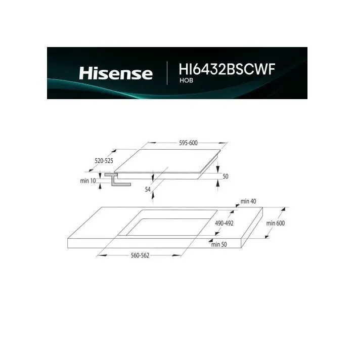 Варочная поверхность Hisense HI6432BSCWF изображение 12