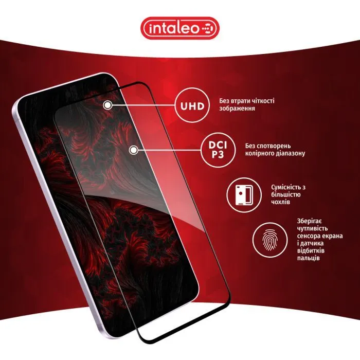 Скло захисне Intaleo Full Glue ESD Samsung Galaxy A57 Black (1283126634932) зображення 4