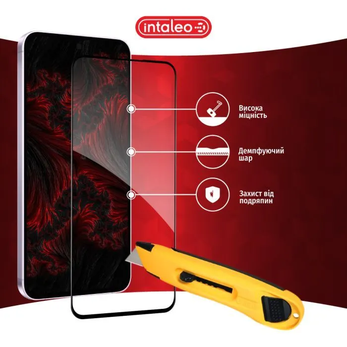 Скло захисне Intaleo Full Glue ESD Samsung Galaxy A57 Black (1283126634932) зображення 5