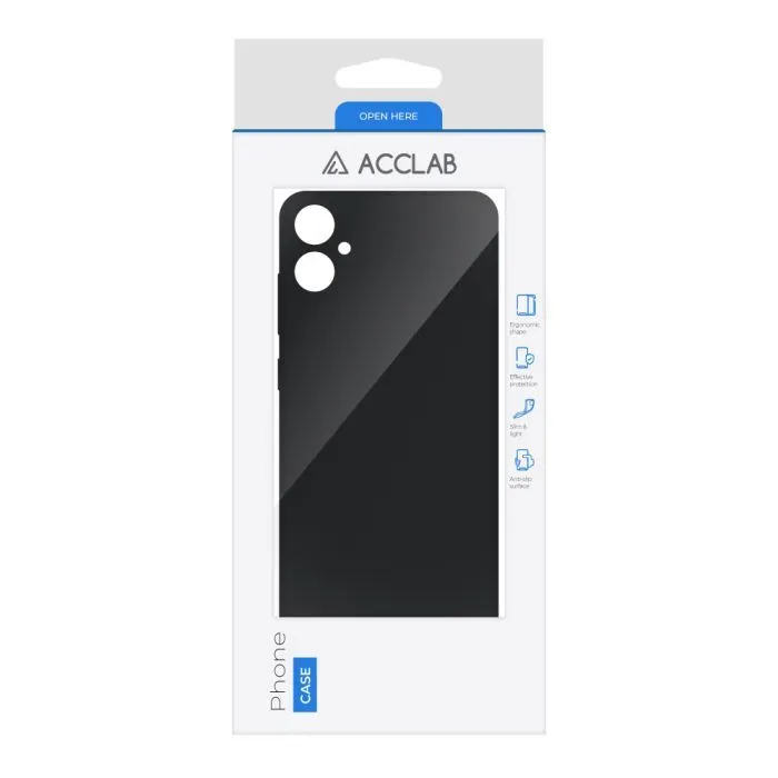 Чохол до мобільного телефона ACCLAB SoftShell Samsung Galaxy A06 Black (1283126611780) зображення 2