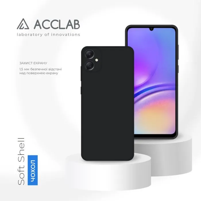 Чохол до мобільного телефона ACCLAB SoftShell Samsung Galaxy A06 Black (1283126611780) зображення 4