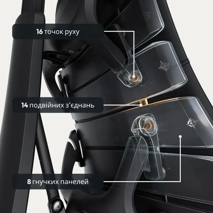 Офісне крісло LiberNovo Omni Gen Glacier 48 см (CP-GW-1000088-00-04) зображення 12