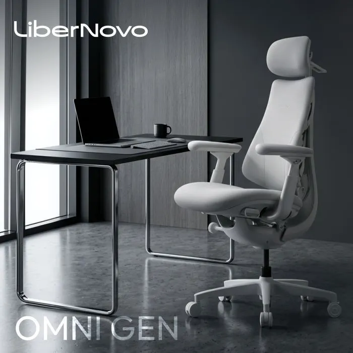 Офісне крісло LiberNovo Omni Gen Glacier 48 см (CP-GW-1000088-00-04) зображення 6