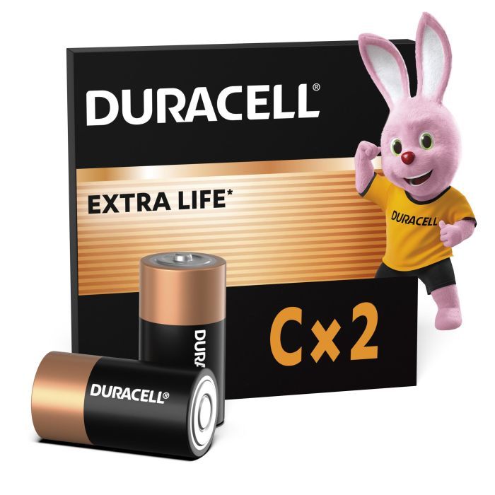 Батарейка Duracell C LR14 лужна 2шт. в упаковці (5000394052529 / 81483545)