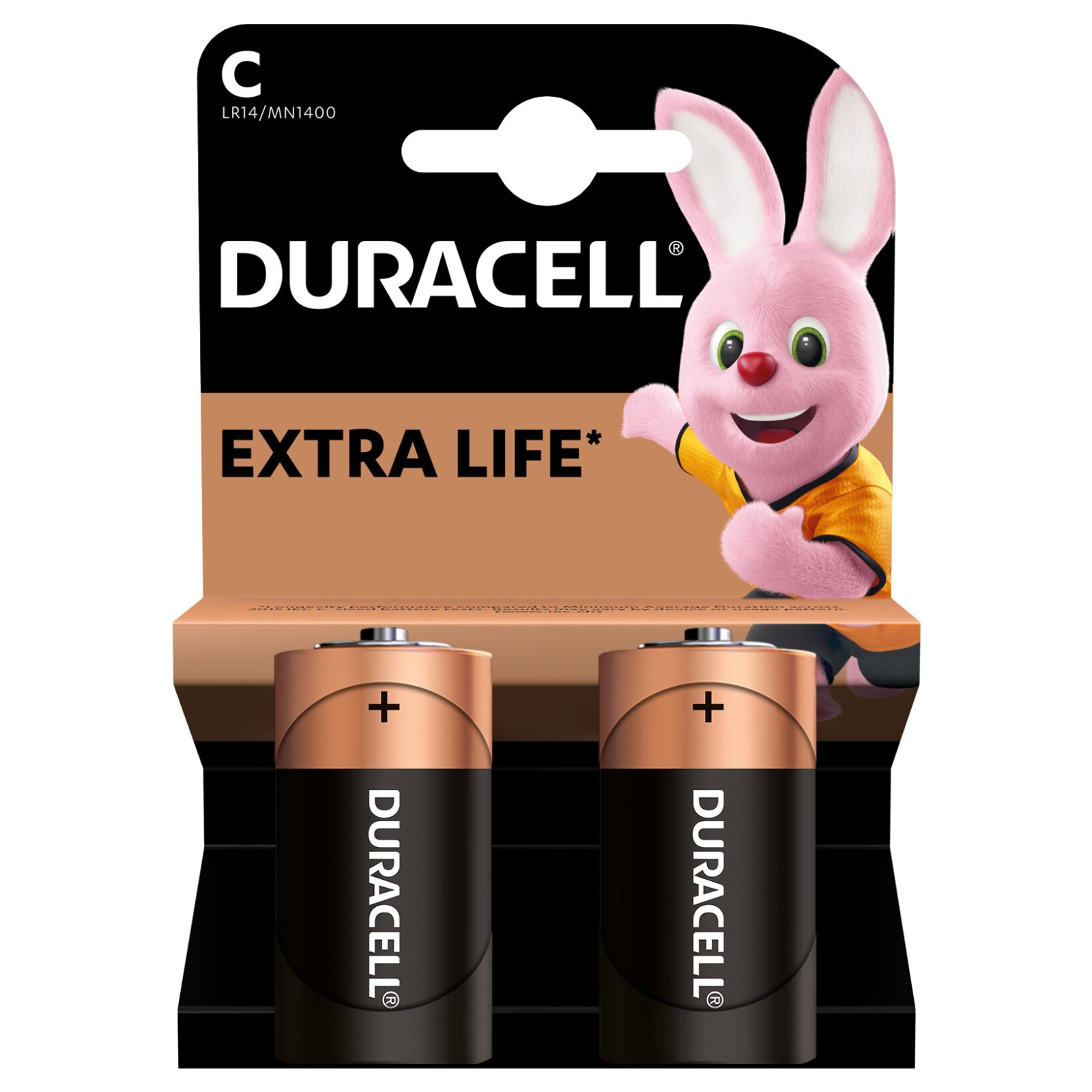 Батарейка Duracell C LR14 лужна 2шт. в упаковці (5000394052529 / 81483545) зображення 2