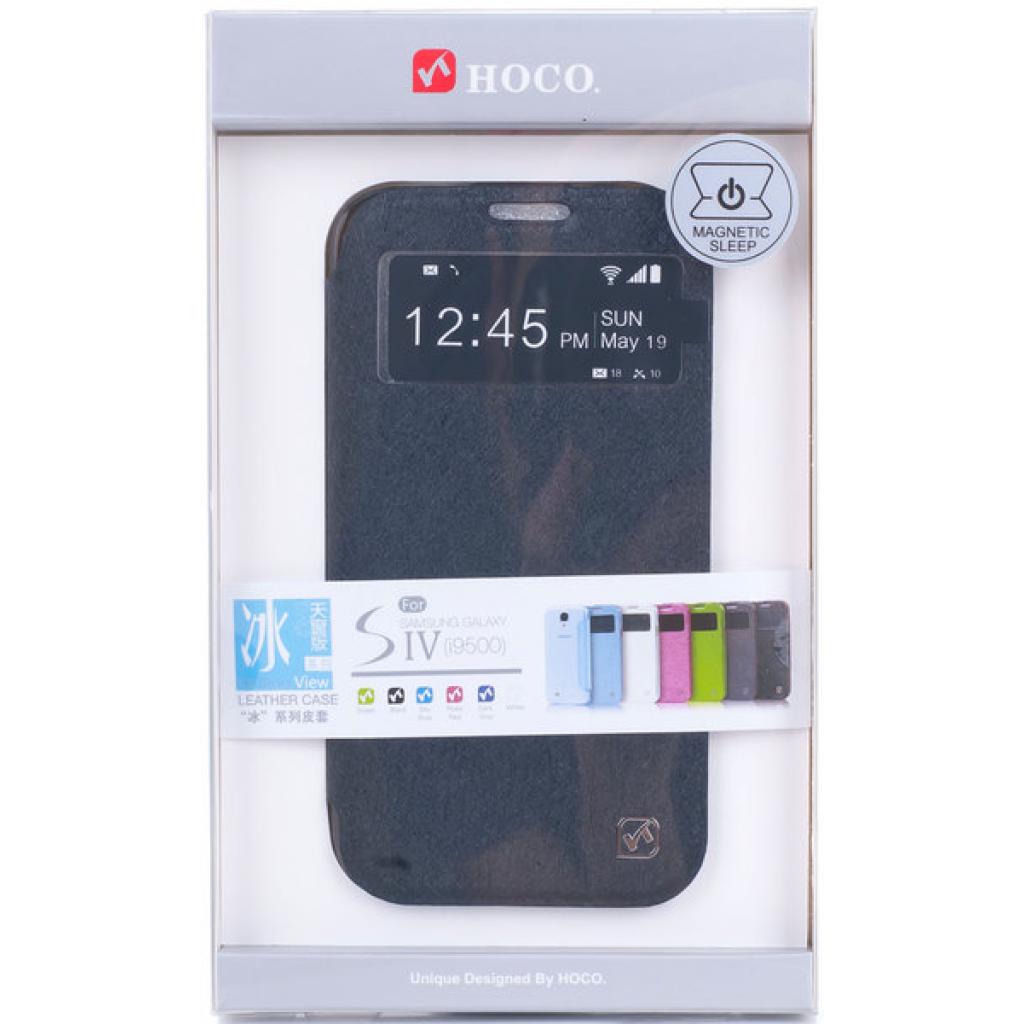 Чохол до мобільного телефона HOCO для Samsung I9500 Galaxy S4 /View (HS-L039 Black)