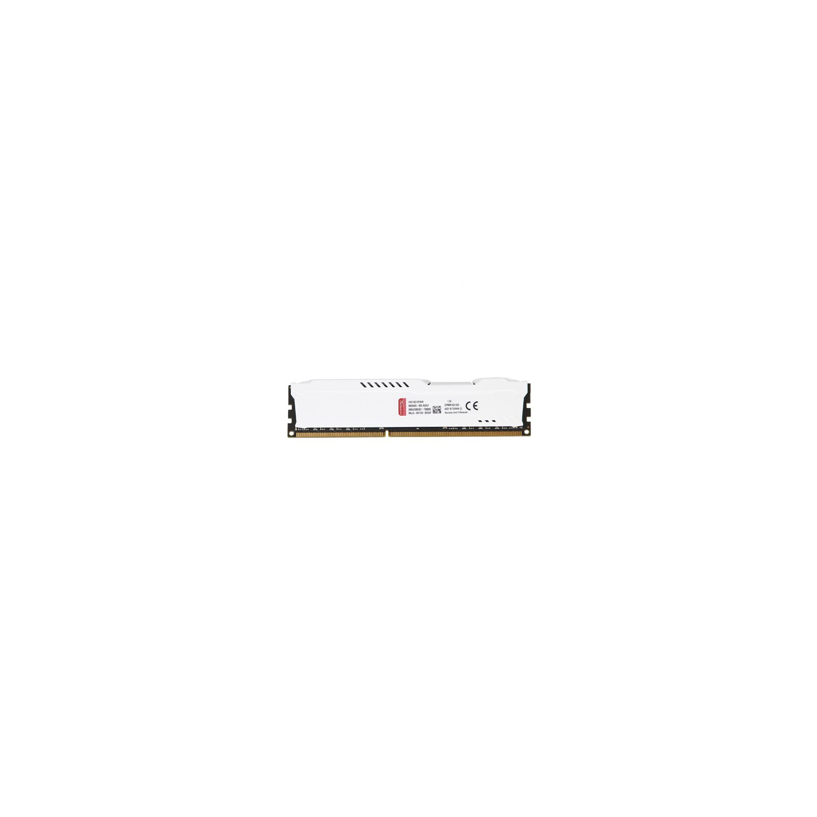 Модуль памяти для компьютера DDR3 4Gb 1600 MHz HyperX Fury White Kingston Fury (ex.HyperX) (HX316C10FW/4) изображение 4