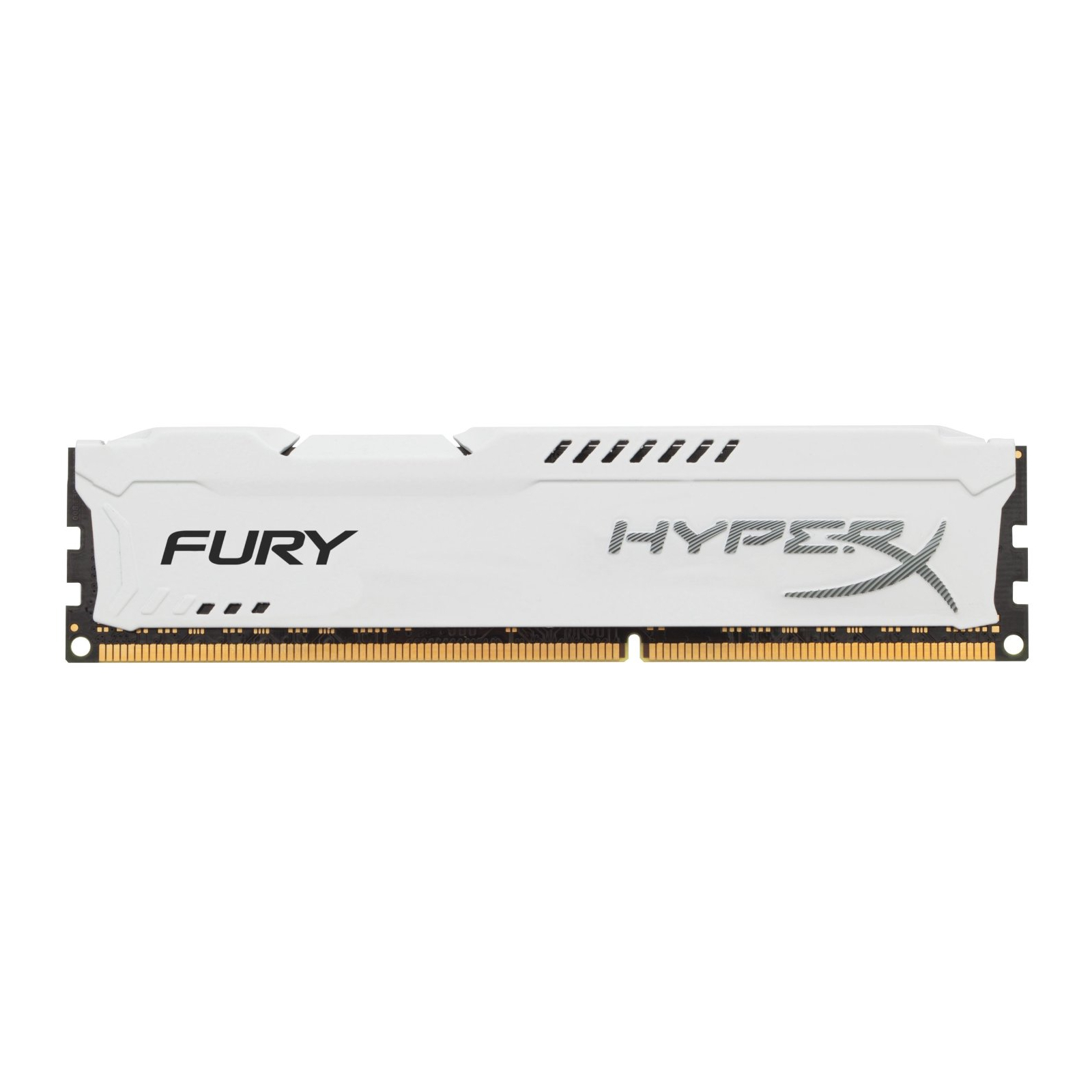 Модуль пам'яті для комп'ютера DDR3 4Gb 1600 MHz HyperX Fury White Kingston Fury (ex.HyperX) (HX316C10FW/4)