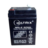 Photos - UPS Battery Matrix Батарея до ДБЖ  6V 5AH  NP5-6 (NP5-6)