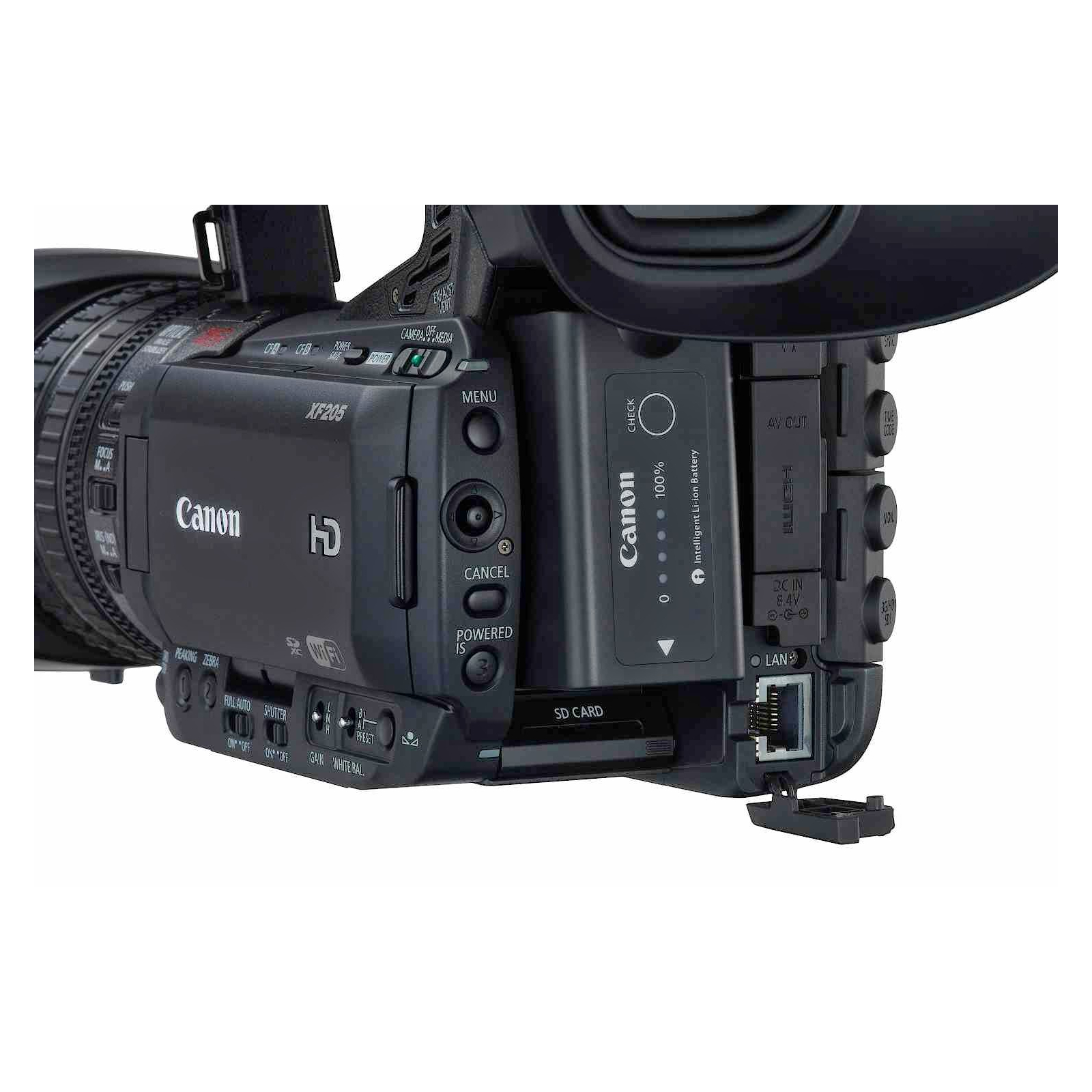 Цифрова відеокамера Canon XF205 (9592B008AA) зображення 6