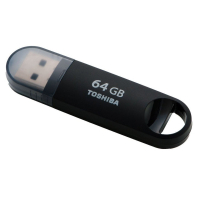 USB флеш накопитель Toshiba 64GB Suzaku Black USB 3.0 (THN-U361K0640M4) изображение 2