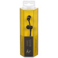 Наушники KitSound KS Hive Buds Earphones with Mic Black (KSHIVBBK) изображение 6
