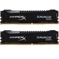 Модуль памяти для компьютера DDR4 8GB 3000 MHz Savage Blak Kingston Fury (ex.HyperX) (HX430C15SB2/8)