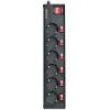 Мережевий фільтр живлення REAL-EL RS-6 EXTRA 1.8m, black (EL122300001)