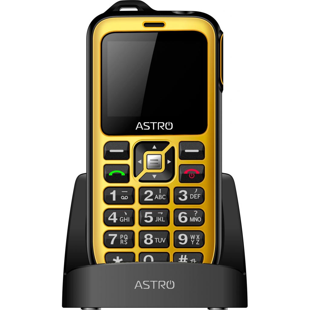 Мобильный телефон Astro B200 RX Black Yellow изображение 7
