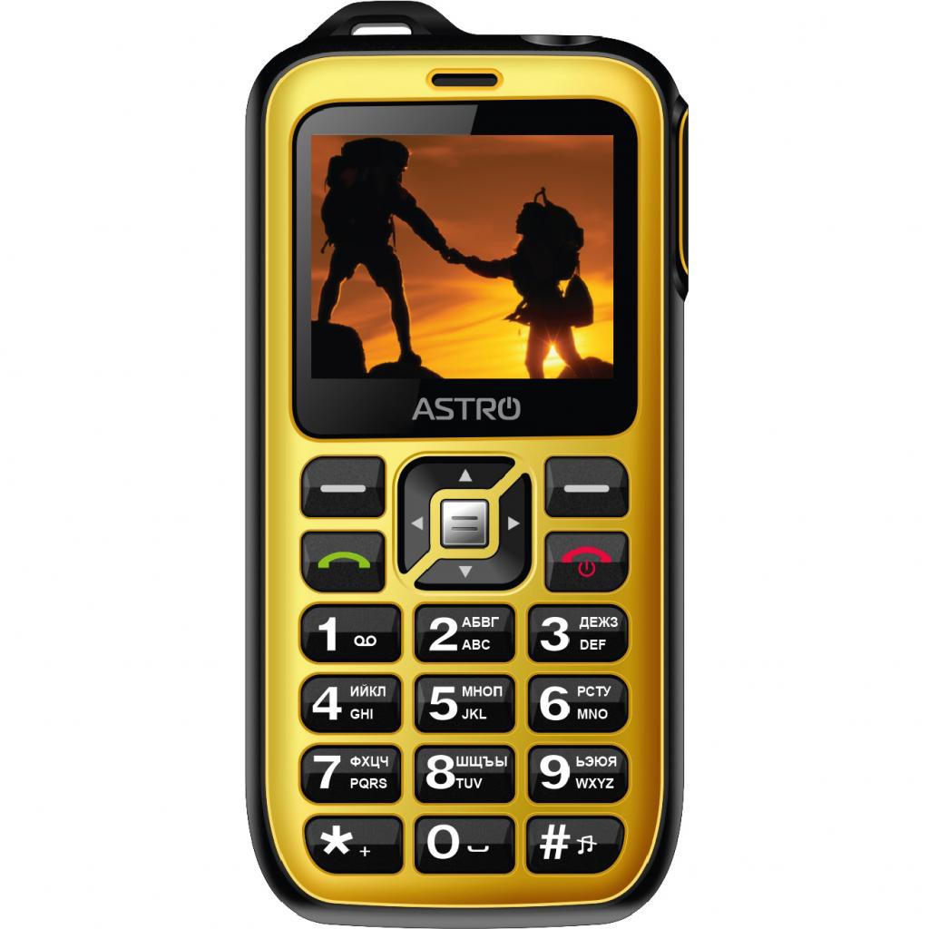 Мобільний телефон Astro B200 RX Black Yellow