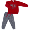 Набор детской одежды Breeze кофта с брюками "West coast" (8248-86B-red)