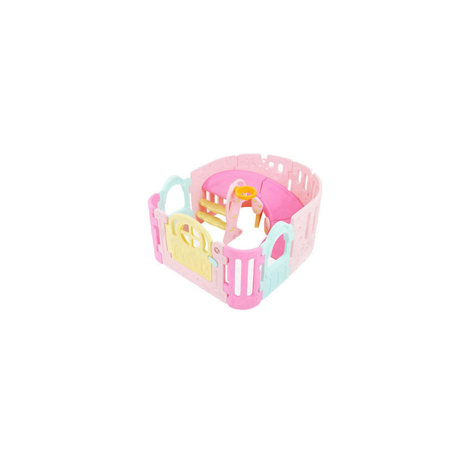 Игровая площадка Yaya с винтовой горкой розовый (Y1526) изображение 2