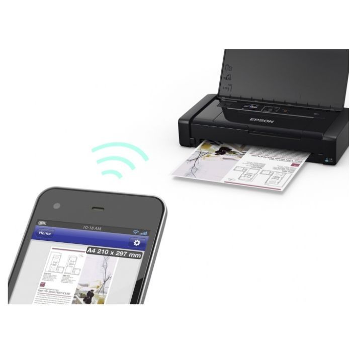 Струйный принтер Epson WorkForce WF-100W mobile c WI-FI (C11CE05403) изображение 4
