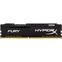 Модуль памяти для компьютера DDR4 64GB (4x16GB) 2666 MHz HyperX FURY Black Kingston Fury (ex.HyperX) (HX426C16FBK4/64) изображение 2