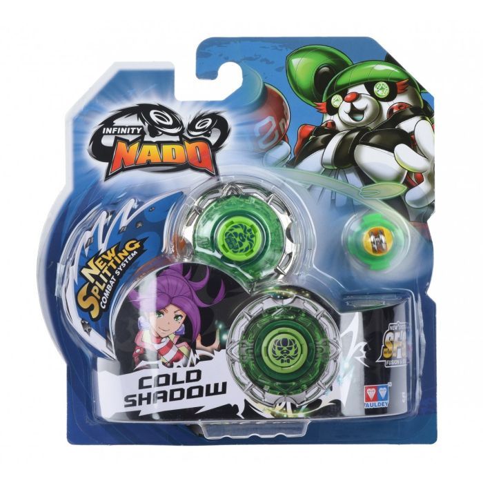 Волчок Auldey Infinity Nado Стандарт Cold Shadow с устройством запуска (YW624307)