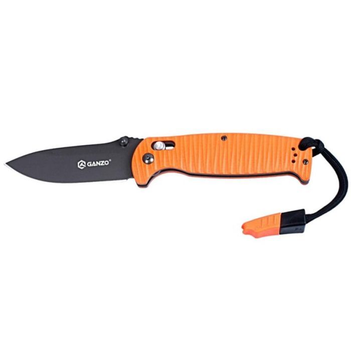 Нож Ganzo G7413P-BK-WS чёрный (G7413P-BK-WS)